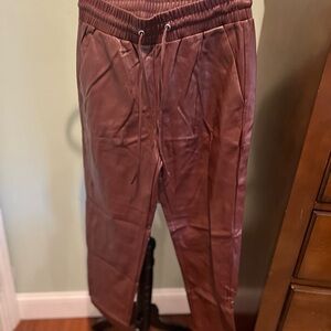 LOFT women’s  Burgundy Jogger Pants